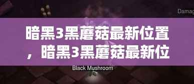 暗黑3黑蘑菇最新位置揭秘，探寻隐藏的宝藏之地攻略