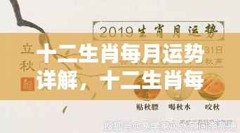 掌握十二生肖每月运势，开启好运人生之旅