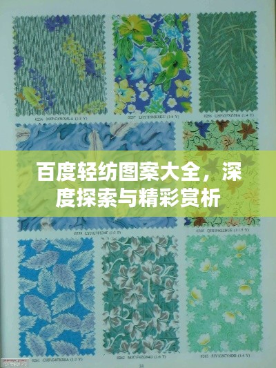 百度轻纺图案大全，深度探索与精彩赏析